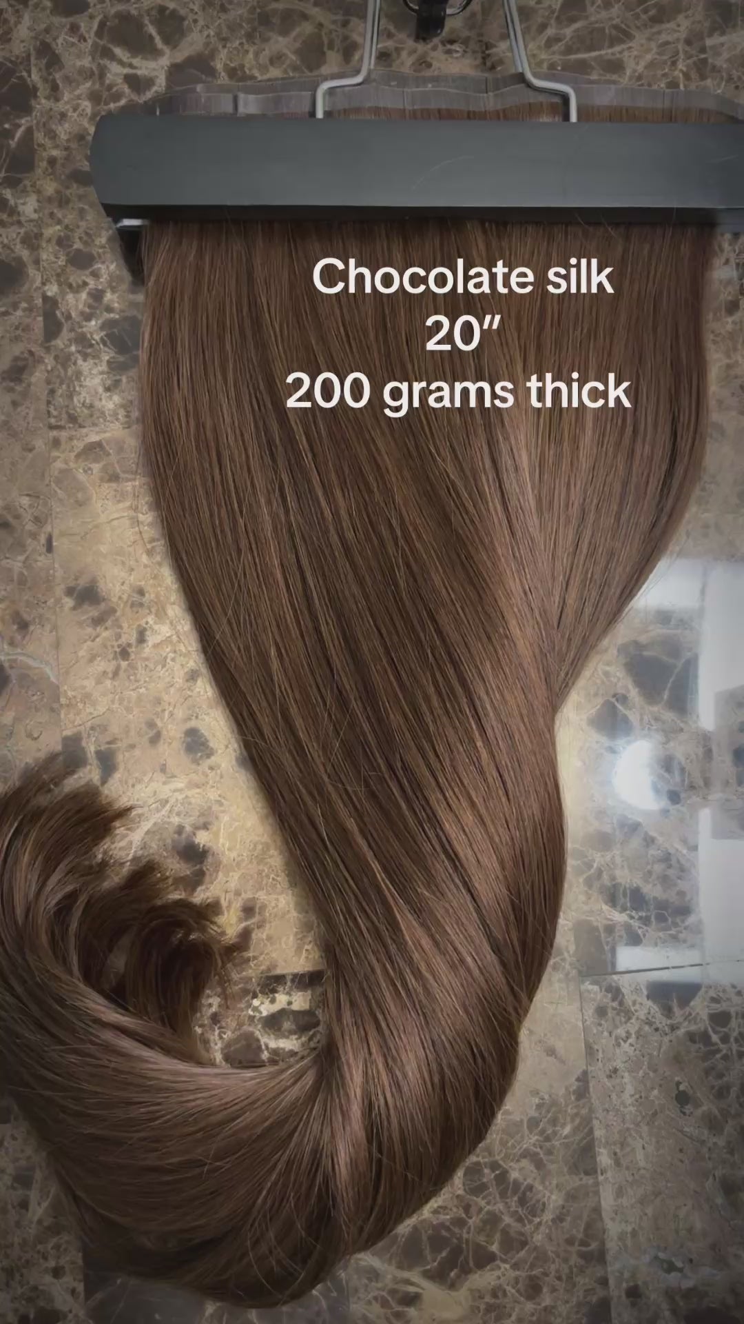 20" Chocolate Silk
