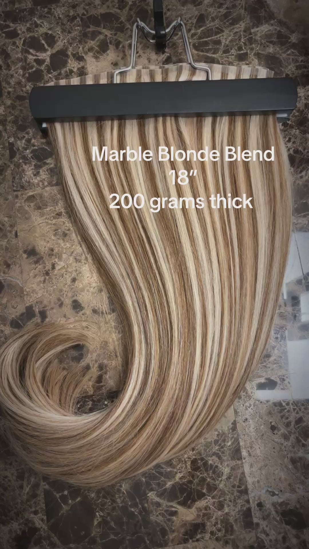 18" Marble Blonde Blend